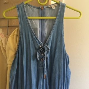 Calvin Klein denim jumpsuit or romper